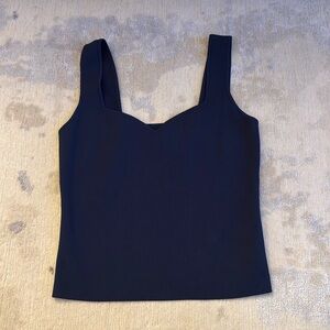 Vince Stretch Knit Tank in Navy